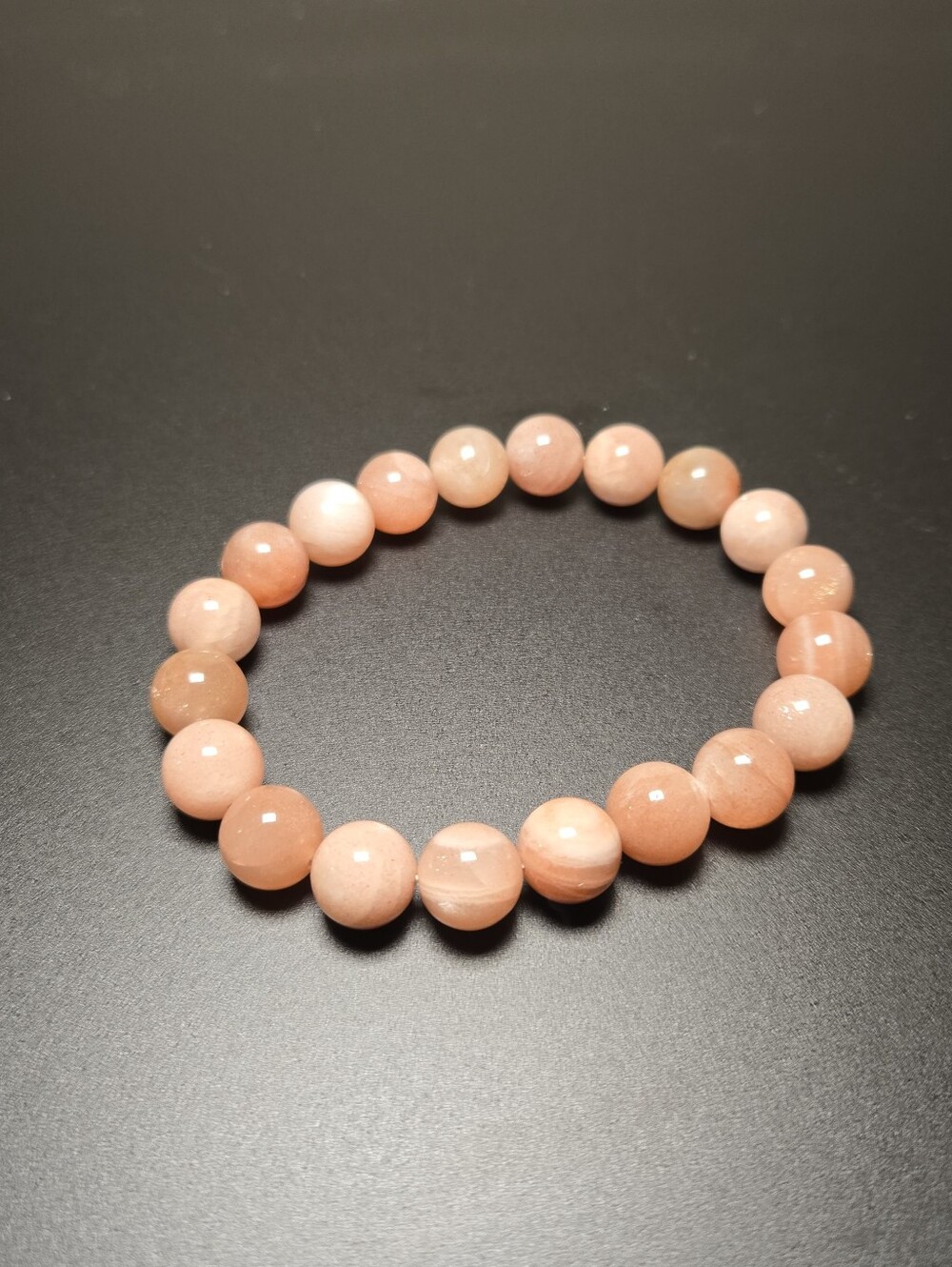 Peach Moonstone Bracelet